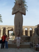 Эхнатон, Нефертити и я. Храм Карнака. Египет